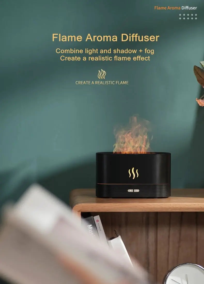 FlameMist™ – LED Aromatherapy Humidifier